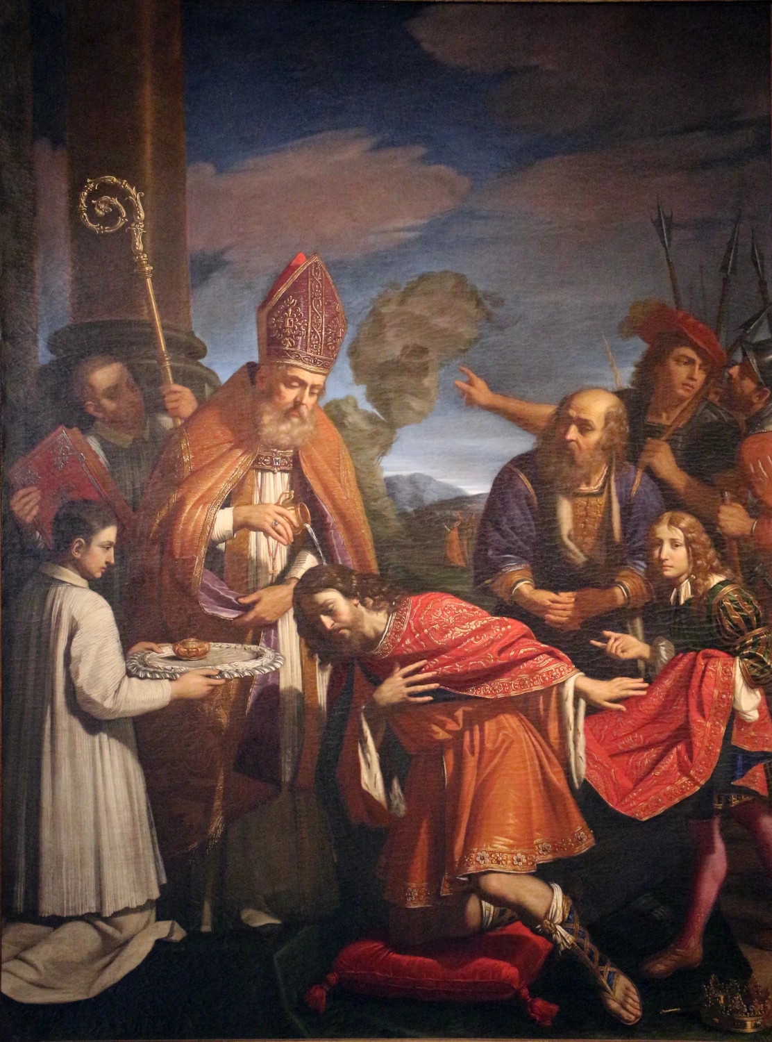 Il giovane - Sant'Aniano battezza un re, Bologna